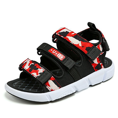 

Boys' Slingback Canvas Sandals Little Kids(4-7ys) / Big Kids(7years ) Walking Shoes Red / Green / Blue Summer / Fall / Color Block