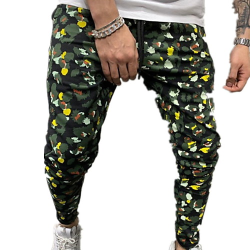 

Men's Basic Chinos Pants - Camouflage Green White US38 / UK38 / EU46 US40 / UK40 / EU48 US42 / UK42 / EU50