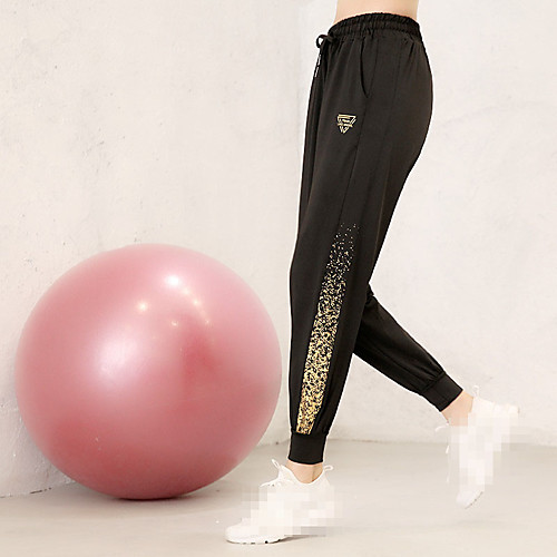 

Women's Jogger Pants Joggers Running Pants Track Pants Sports Pants Elastane Sports Winter Bottoms Running Jogging Training Lightweight Breathable Quick Dry Fashion Gold Silver / Micro-elastic