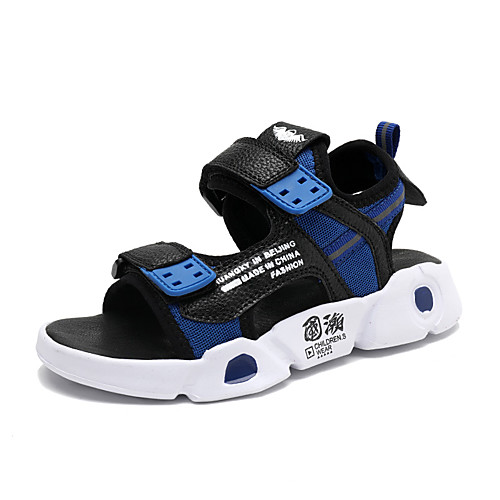 

Boys' Comfort Microfiber Sandals Little Kids(4-7ys) / Big Kids(7years ) Black / Red / Blue Summer / Fall / Color Block / Slogan