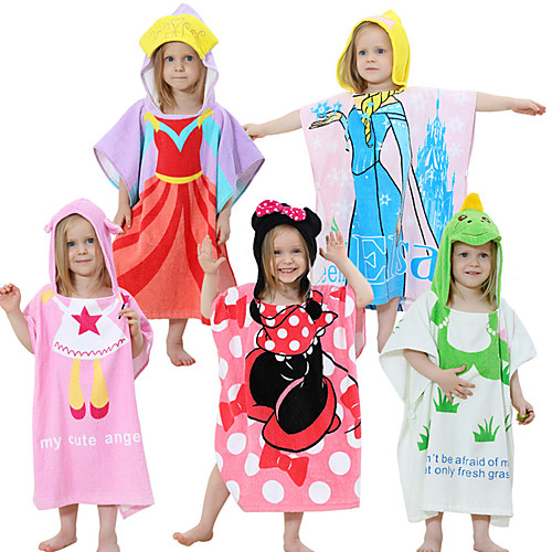 

Kid's Kigurumi Pajamas Bathrobe Frog Anime Onesie Pajamas Flannel Fabric Purple / Yellow / Pink Cosplay For Boys and Girls Animal Sleepwear Cartoon Festival / Holiday Costumes / Bath Robe