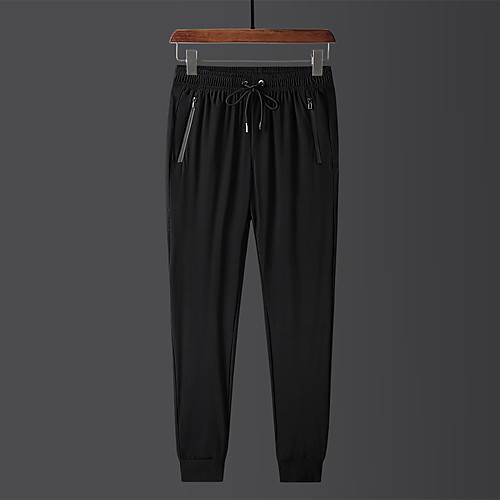 

Men's Hiking Pants Outdoor Breathable Quick Dry Comfortable Cotton Bottoms Climbing Beach Camping / Hiking / Caving Black Grey Blue L XL XXL XXXL 4XL Standard Fit