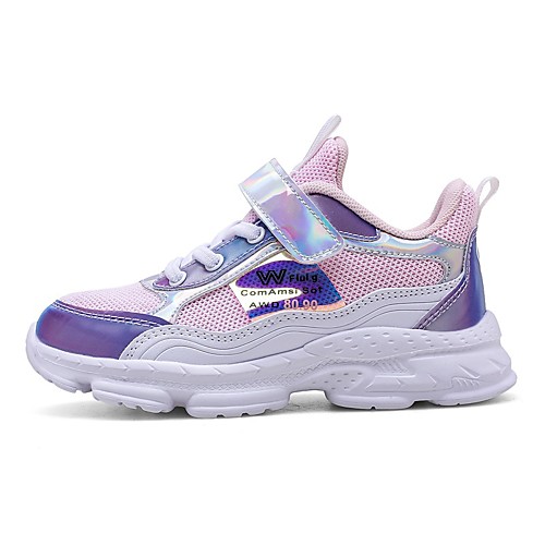 

Boys' / Girls' Comfort Flyknit Trainers / Athletic Shoes Little Kids(4-7ys) / Big Kids(7years ) Running Shoes / Walking Shoes Purple / Pink / Silver Summer / Fall