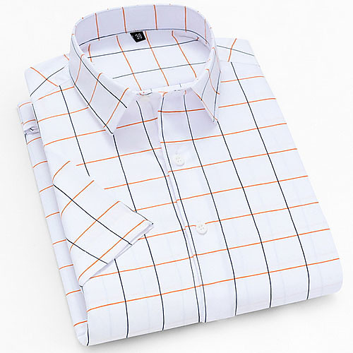 

Men's Houndstooth Print Shirt Daily White