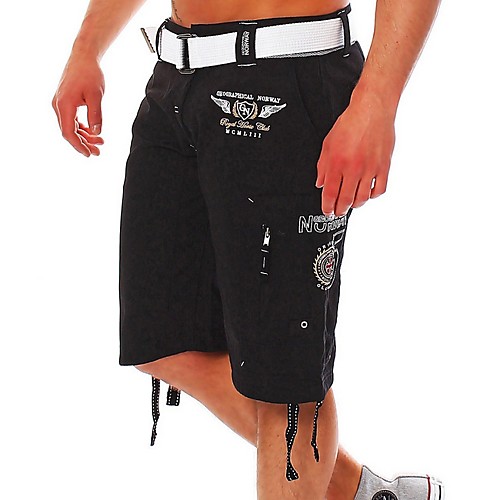 

Men's Basic Chinos / Shorts Pants - Print Red Blue White US32 / UK32 / EU40 US34 / UK34 / EU42 US36 / UK36 / EU44