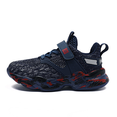 

Boys' / Girls' Comfort Flyknit Trainers / Athletic Shoes Little Kids(4-7ys) / Big Kids(7years ) Running Shoes / Walking Shoes Black / Blue / Dark Blue Summer / Fall