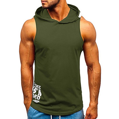 

Men's Daily Tank Top - Letter Green