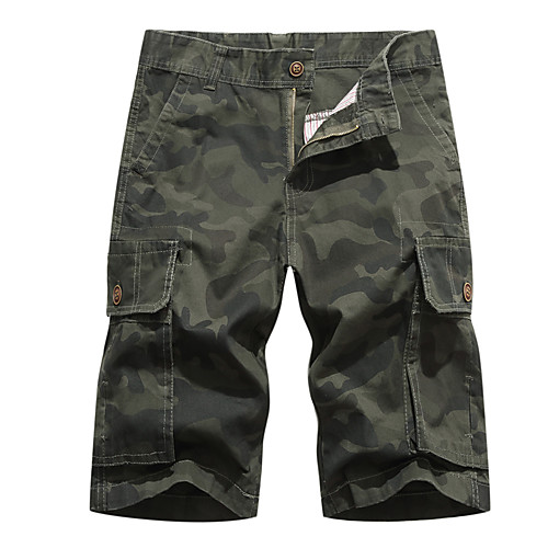 

Men's Basic Chinos / Cargo Pants - Camouflage Patchwork / Print Yellow Gray US34 / UK34 / EU42 US38 / UK38 / EU46 US40 / UK40 / EU48