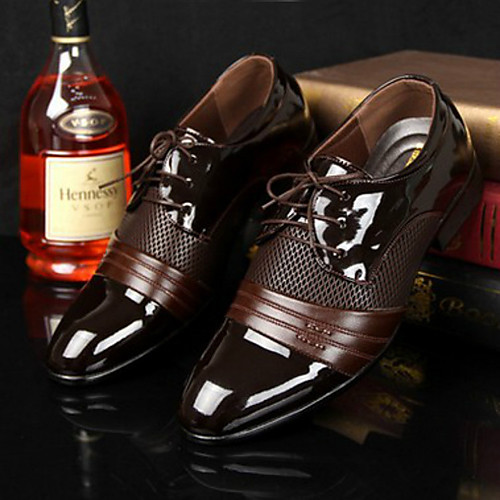 

Men's Comfort Shoes PU Spring / Fall British Oxfords Black / Brown / EU40