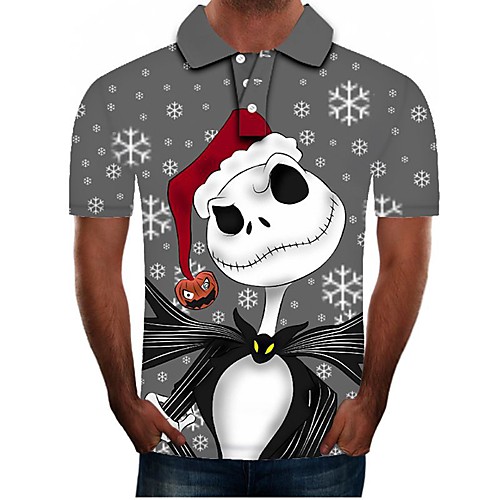 

Men's Graphic Polo Daily Gray