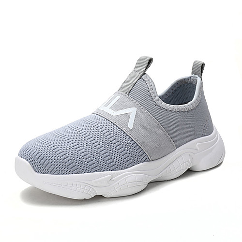 

Boys' Comfort Flyknit Trainers / Athletic Shoes Big Kids(7years ) Running Shoes Black / Dark Blue / Gray Spring / Summer