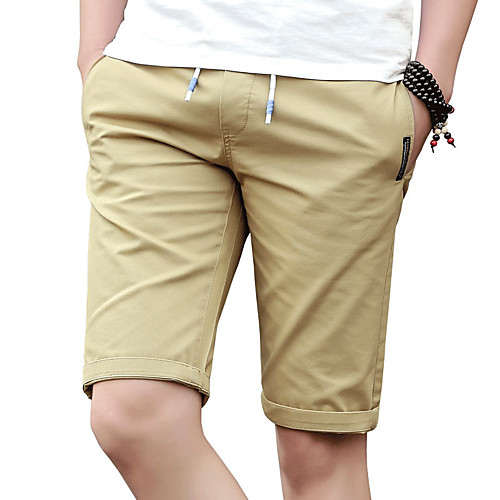 

Men's Sporty / Basic Shorts Pants - Solid Colored / Patterned Army Green Orange Khaki US32 / UK32 / EU40 US34 / UK34 / EU42 US36 / UK36 / EU44