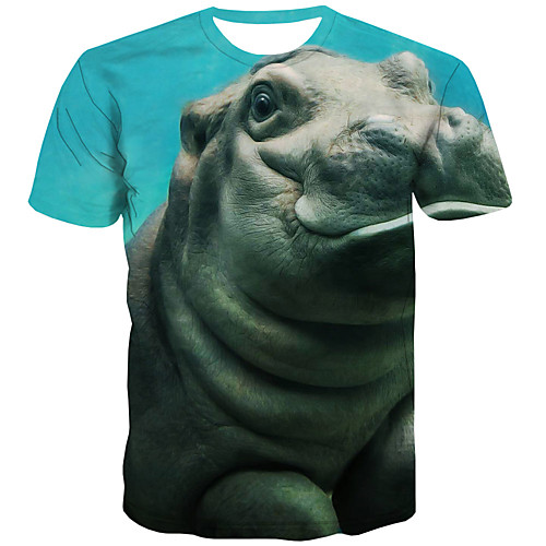 

Men's Daily Street chic T-shirt - 3D Print Rainbow