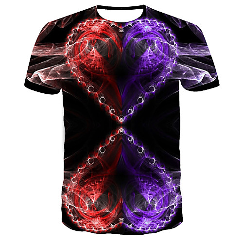

Men's Daily T-shirt - 3D Print Purple