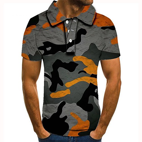 

Men's Daily Basic Polo - 3D Rainbow
