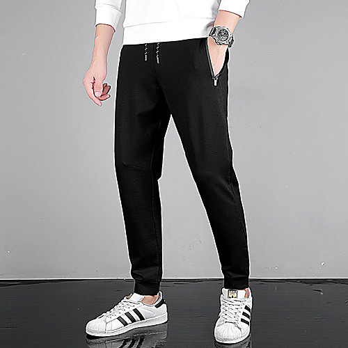 

Men's Hiking Pants Outdoor Breathable Quick Dry Comfortable Cotton Bottoms Climbing Beach Camping / Hiking / Caving Black XL XXL XXXL 4XL 5XL Loose