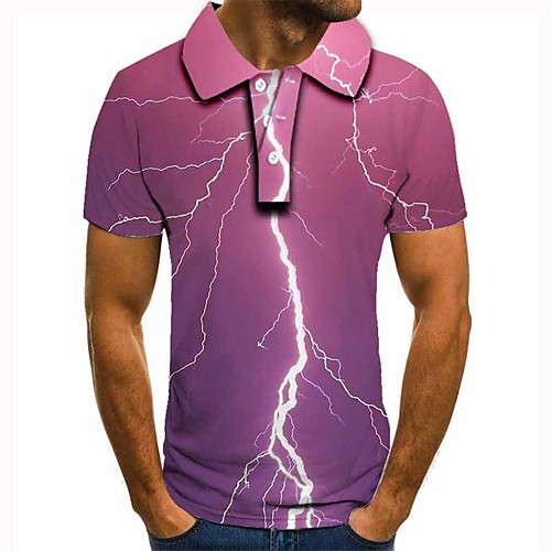 

Men's Daily Basic Polo - 3D Purple