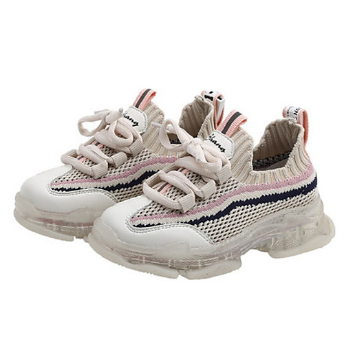 

Boys' / Girls' Comfort Flyknit Trainers / Athletic Shoes Little Kids(4-7ys) Black / Pink / Orange Spring