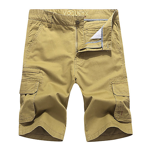 

Men's Hiking Shorts Summer Outdoor Breathable Quick Dry Stretchy Sweat-wicking Cotton Shorts Bottoms Hunting Fishing Climbing Burgundy Khaki Green 30 31 32 33 34 / Wear Resistance