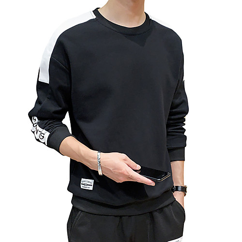 

Men's Daily Weekend T-shirt - Graphic / Solid Colored / Letter Yellow