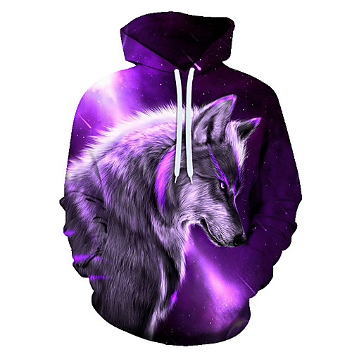 

Men's 3D Print / Casual Hoodie - 3D / Cartoon / Character Rainbow US32 / UK32 / EU40
