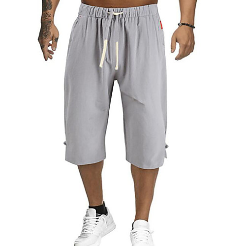 

Men's Basic / Street chic Chinos / Shorts Pants - Solid Colored Drawstring Comfort Green Black Navy Blue US34 / UK34 / EU42 US36 / UK36 / EU44 US38 / UK38 / EU46