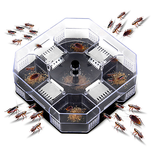 

Household Effective Cockroach Traps Box Reusable Cockroach Bug Roach Catcher Cockroach Killer Bait Traps Pesticide for Kitchen