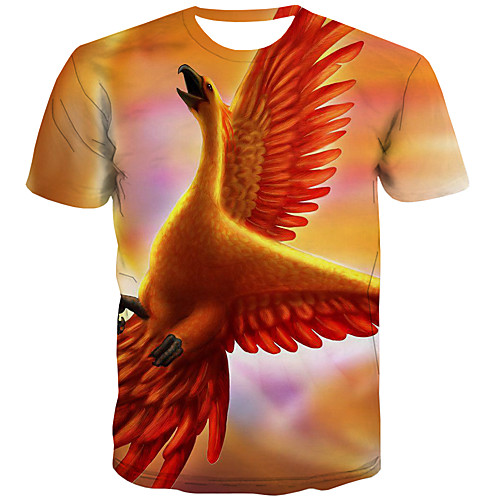 

Men's Daily Street chic T-shirt - 3D Print Rainbow
