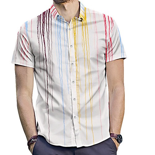 

Men's Daily Shirt - Striped White