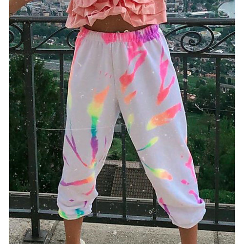 

Women's Basic Chinos Pants - Print White S M L