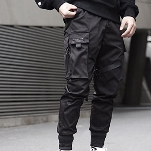 

Men's Basic Cargo Pants - Solid Colored Black US34 / UK34 / EU42 US36 / UK36 / EU44 US38 / UK38 / EU46