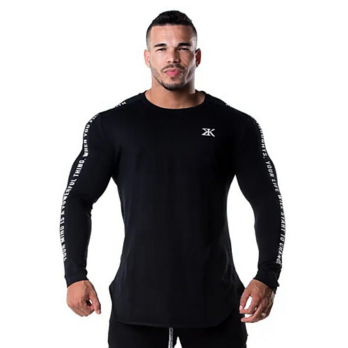 

Men's Color Block T-shirt Daily White / Black