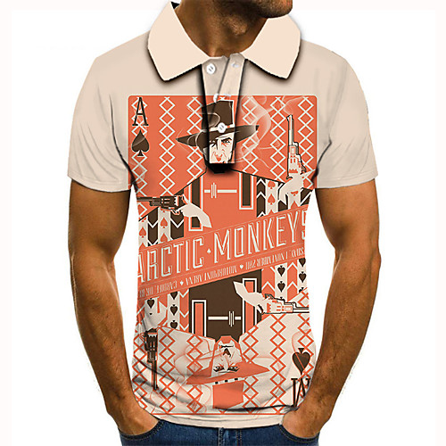

Men's Daily Basic Polo - 3D Orange