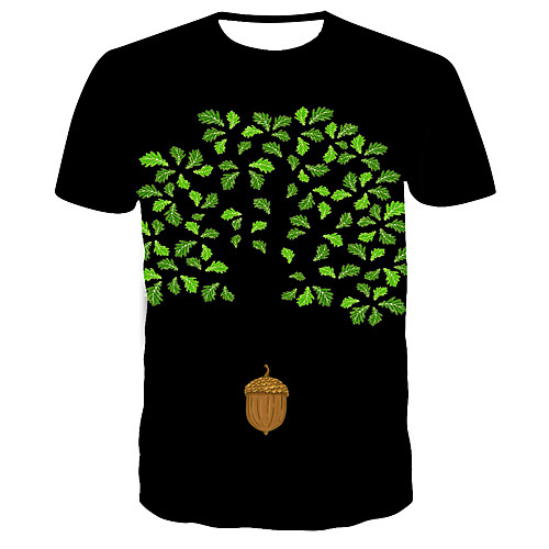

Men's Daily T-shirt - 3D Print Black