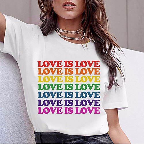 

Inspired by Cosplay LGBT Pride Outfits T-shirt Terylene 3D Printing T-shirt For Men's / Women's