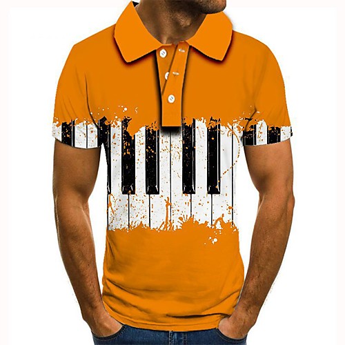 

Men's Daily Basic Polo - 3D Yellow