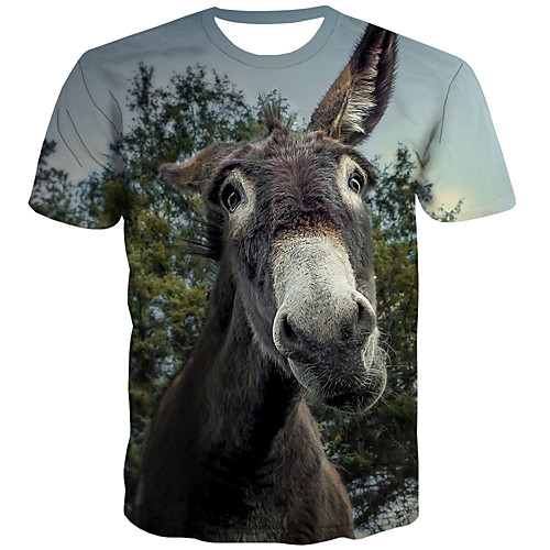 

Men's Daily Street chic T-shirt - 3D Print Rainbow