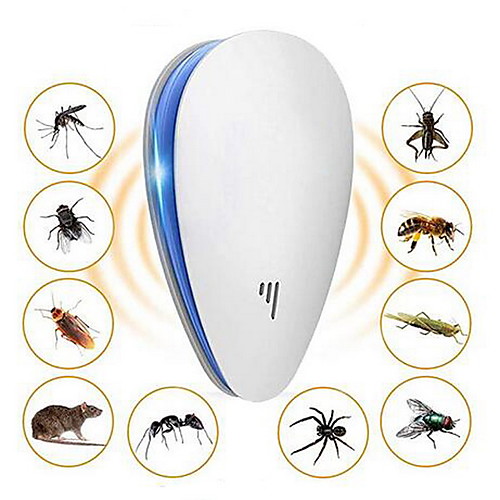 

2020 Upgraded Electronic Indoor Plug in for Insects MiceAnt Mosquito Spider Rodent Roach Mosquito Repellent for Children and Pets' Safe