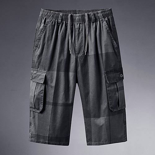 

Men's Hiking Shorts Outdoor Breathable Quick Dry Comfortable Cotton Shorts Climbing Camping / Hiking / Caving Traveling Army Green Grey Green XL XXL XXXL 4XL 5XL Loose