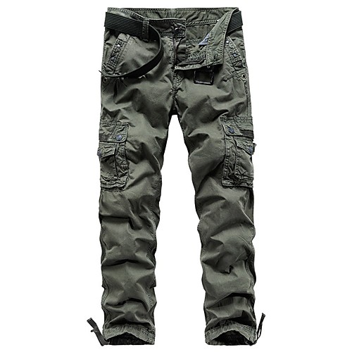 

Men's Hiking Pants Hiking Cargo Pants Outdoor Soft Comfortable Cotton Pants / Trousers Bottoms Climbing Camping / Hiking / Caving Traveling Black Dark Gray Light Grey 29 30 31 32 33 Loose