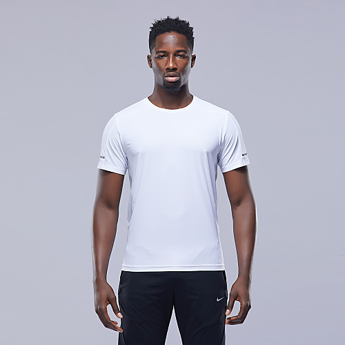 

Men's Solid Colored T-shirt Daily Sports White / Royal Blue / Light gray