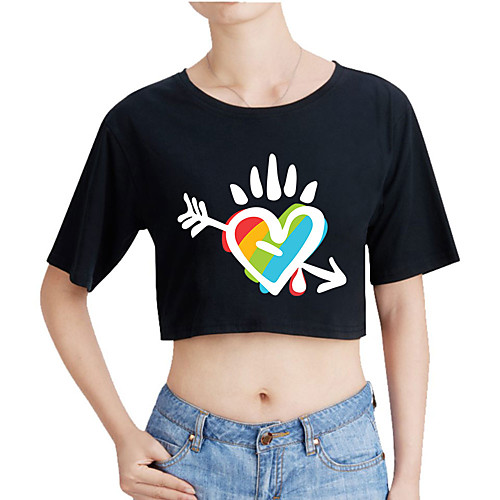 

Inspired by Cosplay LGBT Pride Outfits T-shirt Terylene Print Printing T-shirt For Women's