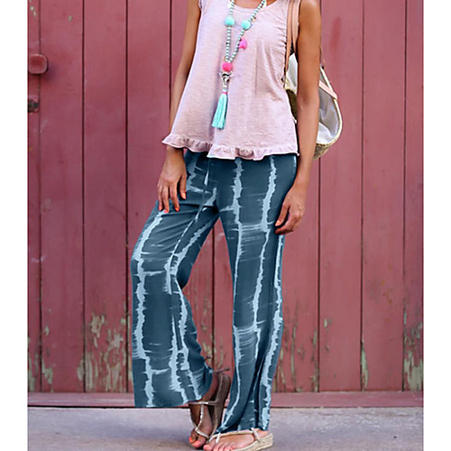 

Women's Basic Chinos Pants - Solid Colored Wine Blue Purple S M L