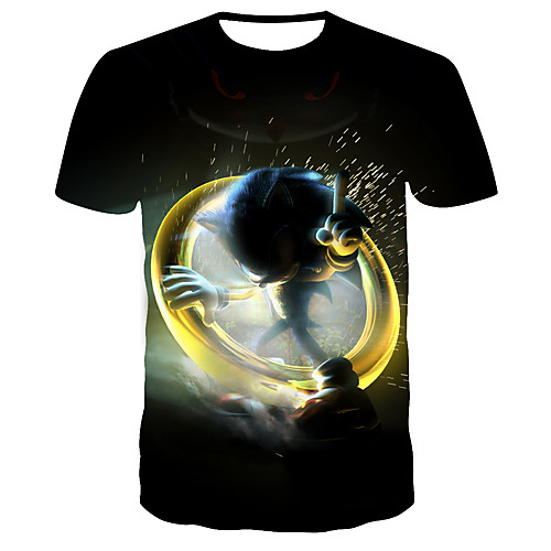 

Men's Daily T-shirt - 3D Print Black