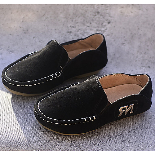 

Boys' Comfort Leather Flats Big Kids(7years ) Black / Khaki / Green Spring