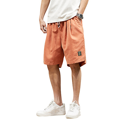 

Men's Sporty / Basic Shorts / Cargo Pants - Solid Colored / Patterned Black Orange Khaki US32 / UK32 / EU40 US34 / UK34 / EU42 US36 / UK36 / EU44