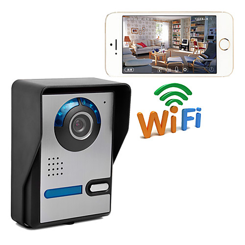 

Wireless WIFI network IP Camera Video Door Phone Home Intercom System with Unlock PWF1006FA
