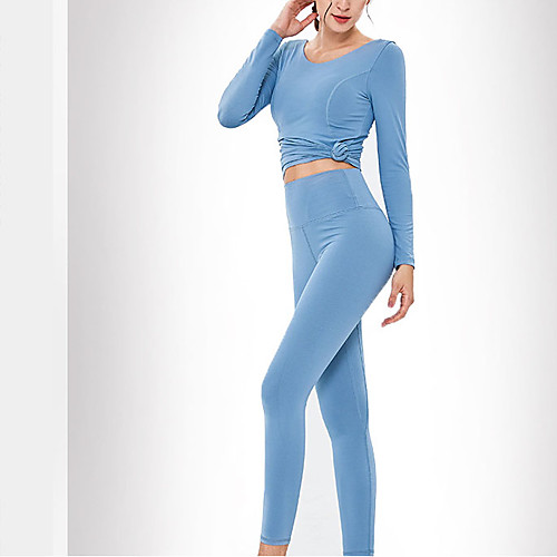 

Women's High Waist Yoga Pants Winter Solid Color Purple Blue Black Running Fitness Gym Workout Tights Leggings Sport Activewear Breathable Moisture Wicking Butt Lift Tummy Control High Elasticity