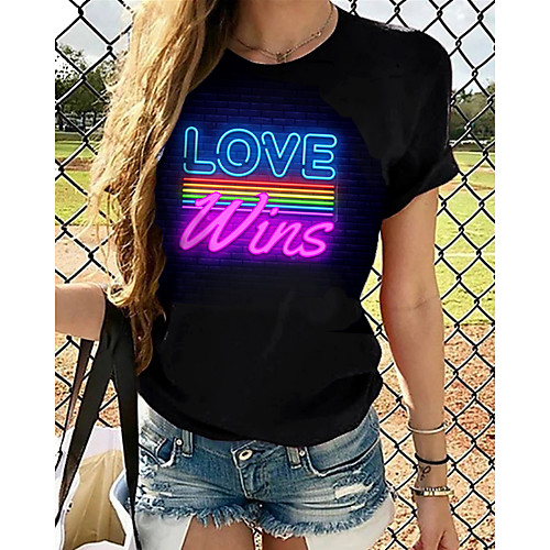 

WoMen's Daily Street chic Shirt - Floral / Color Block Print Square Neck Blue