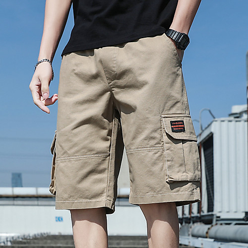 

Men's Sporty / Street chic Daily Weekend Shorts / Cargo Pants - Camouflage / Solid Colored Classic / Sporty Outdoor Black Army Green Orange US38 / UK38 / EU46 US40 / UK40 / EU48 US42 / UK42 / EU50